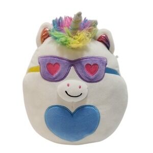 Squishmallows 8" Joie, The White Unicorn,‎  2021 Valentines Day